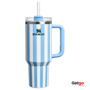 Stanley Quencher H2.0 Flowstate™ Tumbler | 40 OZ | Oasis Collection – Cornflower Cabana Gloss